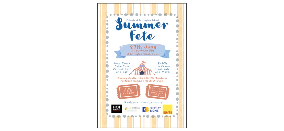 Barrington School Summer Fete