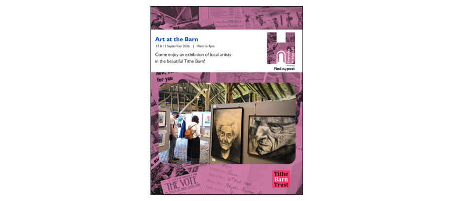 Heritage Open Day Art at Tithe Barn