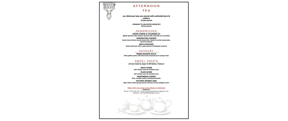 Classic Afternoon Tea
