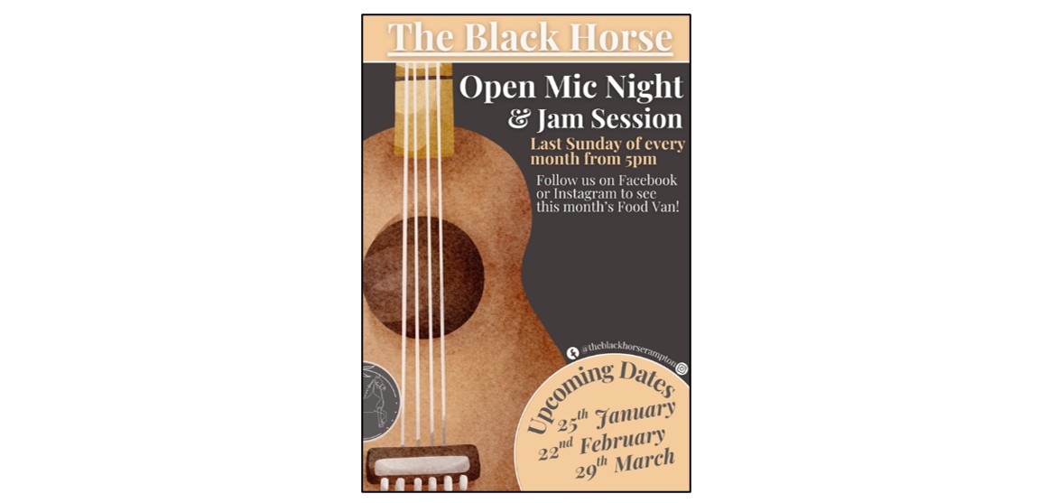 The Black Horse Open Mic Night