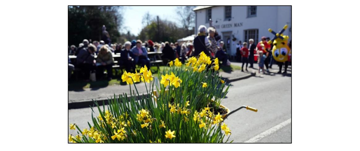 The Green Man - daffodils
