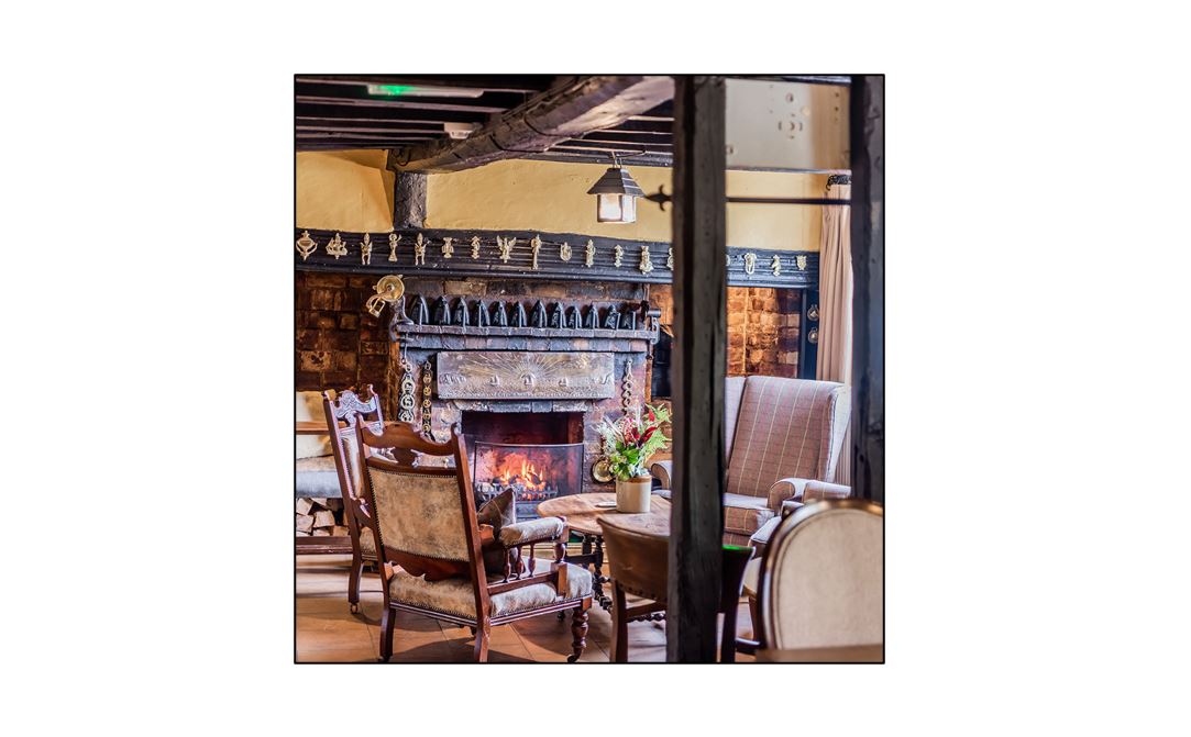 The Three Tuns - fireplace