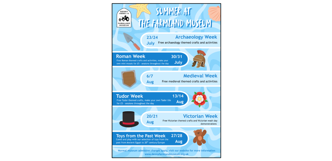 Summer Holidays at Denny Abbey & the Farmland Museum