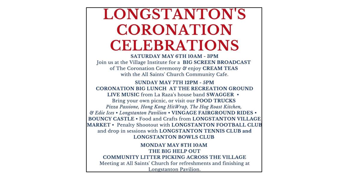 Longstanton Big Lunch and Coronation Celebrations
