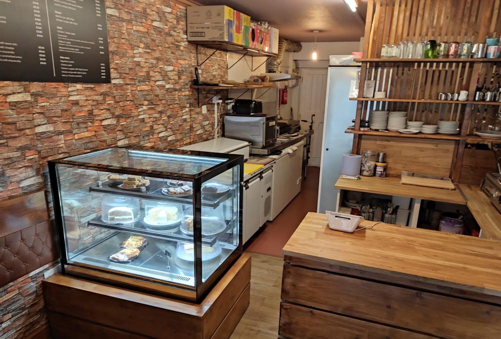 Cambridge Buffet Company, cafe counter area