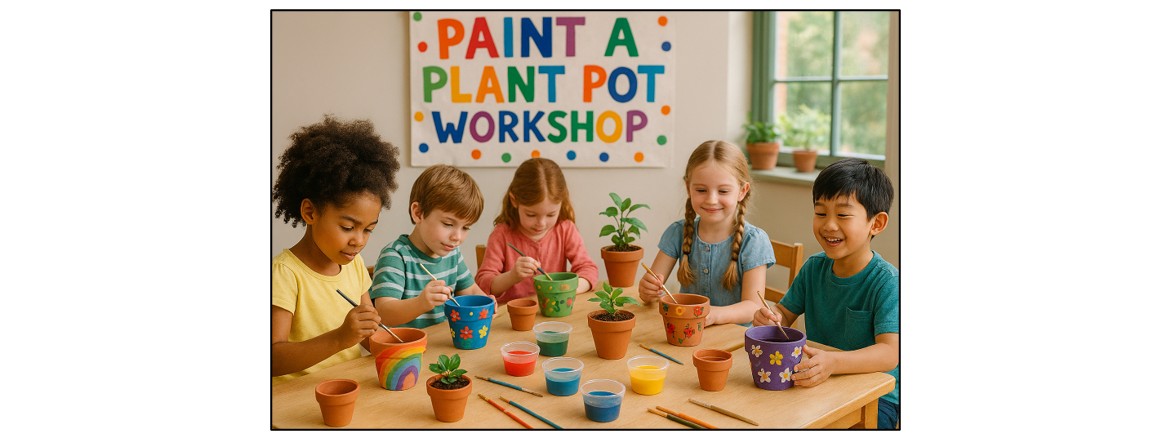 Paint & Plant a Pot Workshop