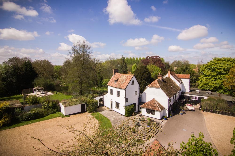 Sheene Mill, aerial view