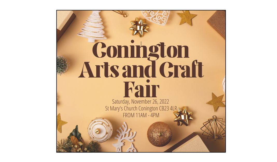 Conington Arts and Craft Fair - poster