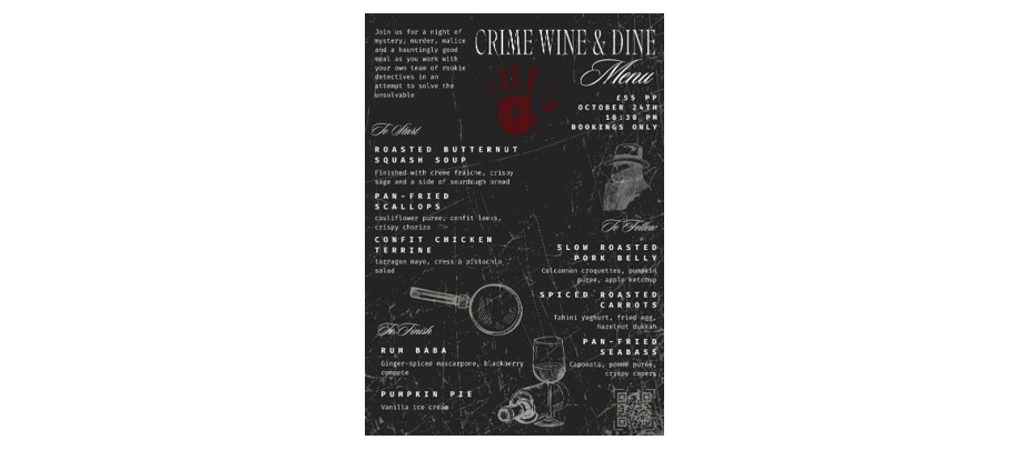 Crime, Wine & Dine