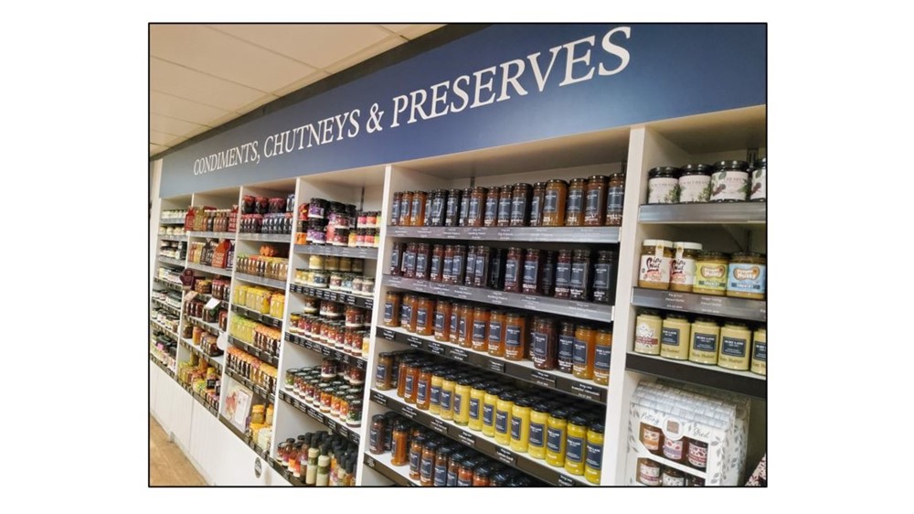 Bury Lane Farm Shop - preserves and chutneys