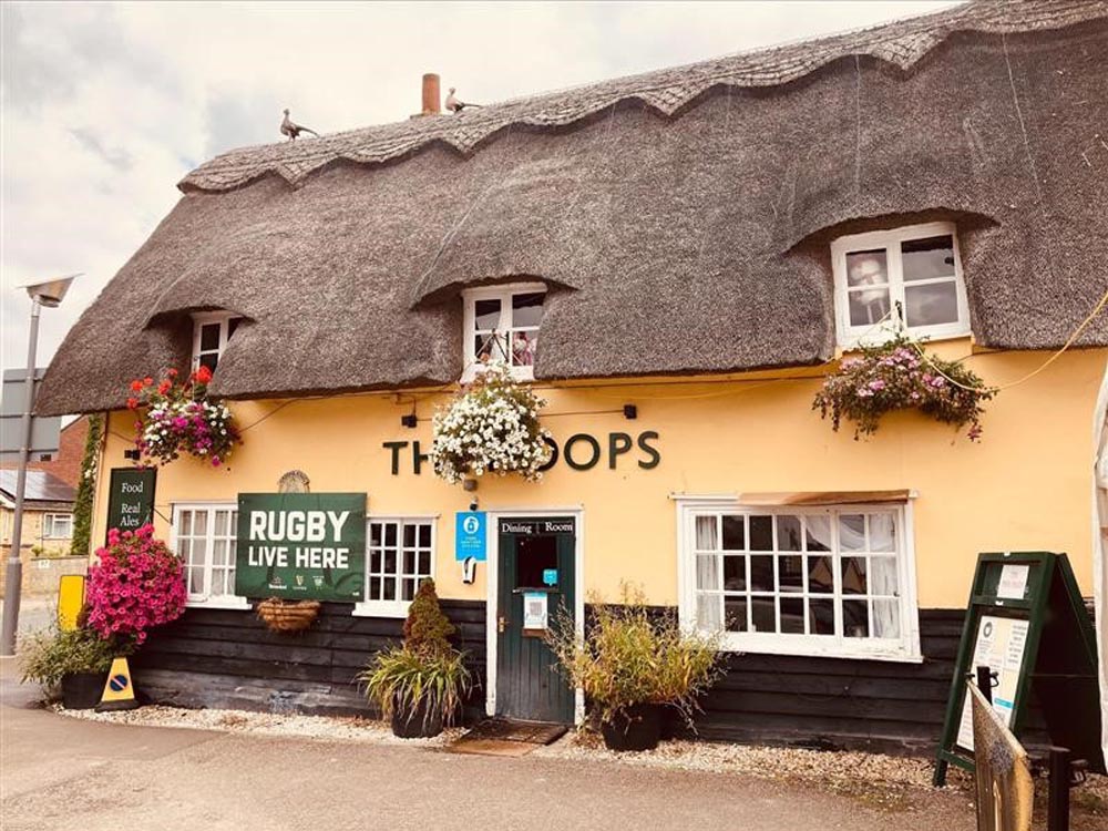 The Hoops, Front of Pub