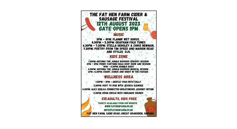 Cider and Sausage Festival