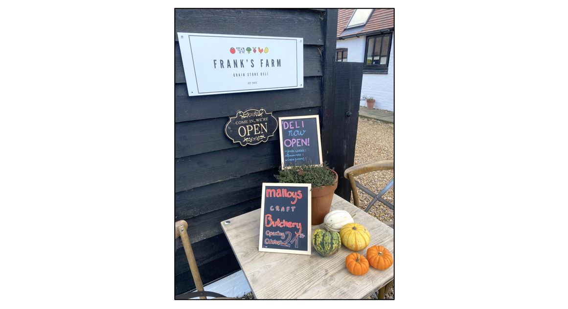 Franks Farm - signage