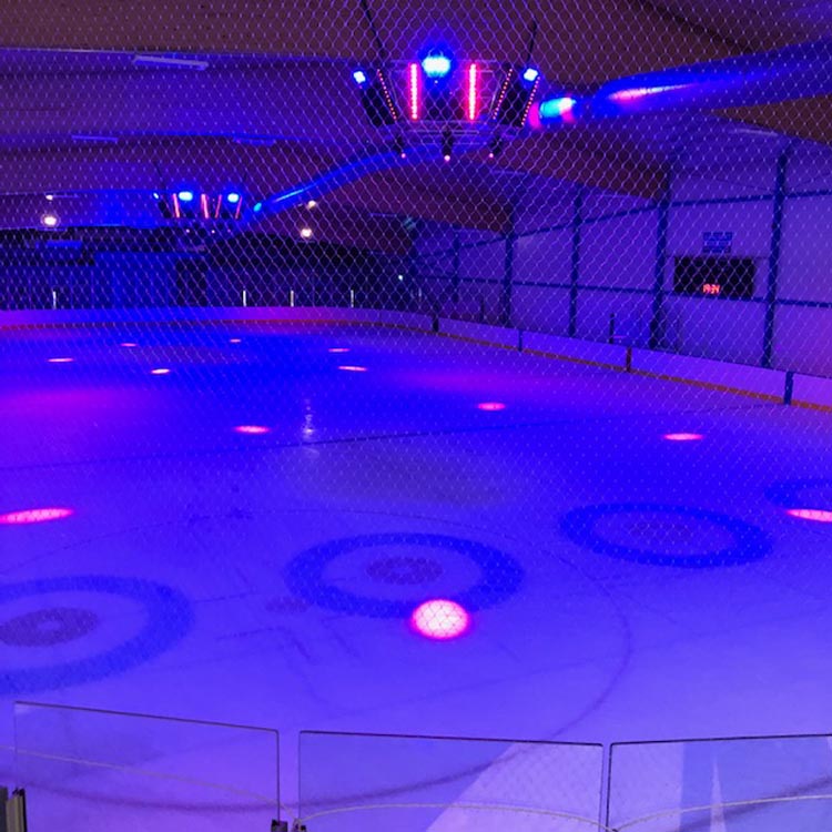 Cambridge Ice Arena- interior with disco