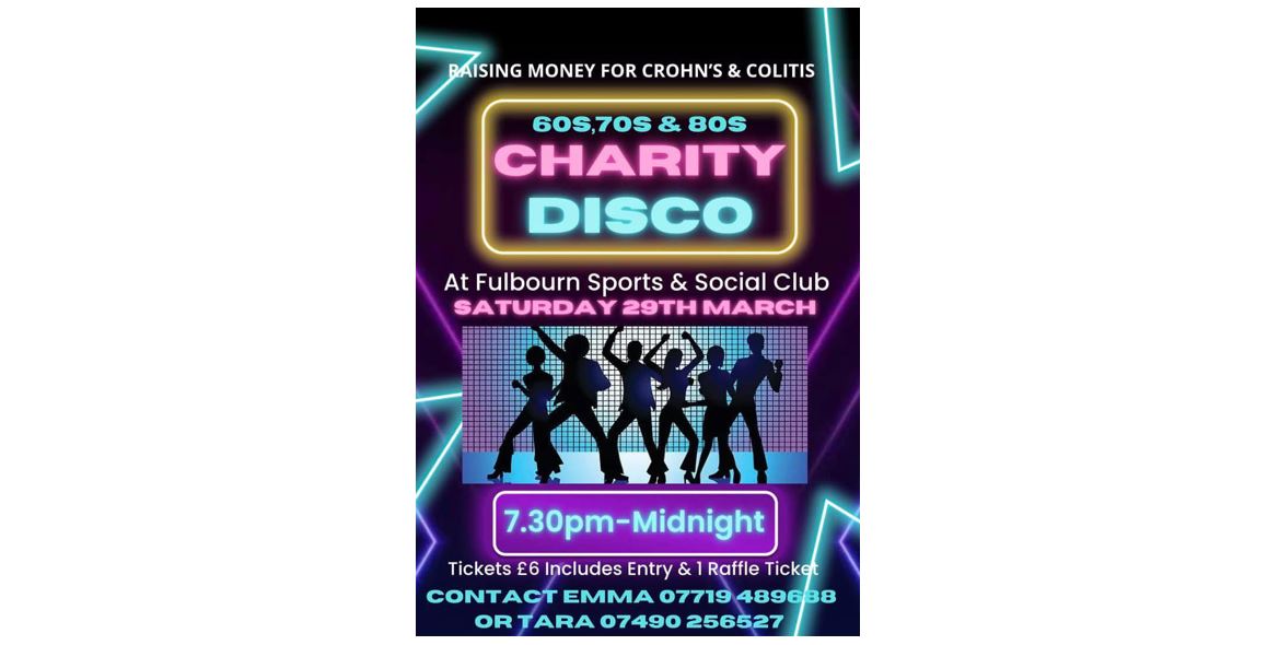 60s, 70's, 80's Charity Disco