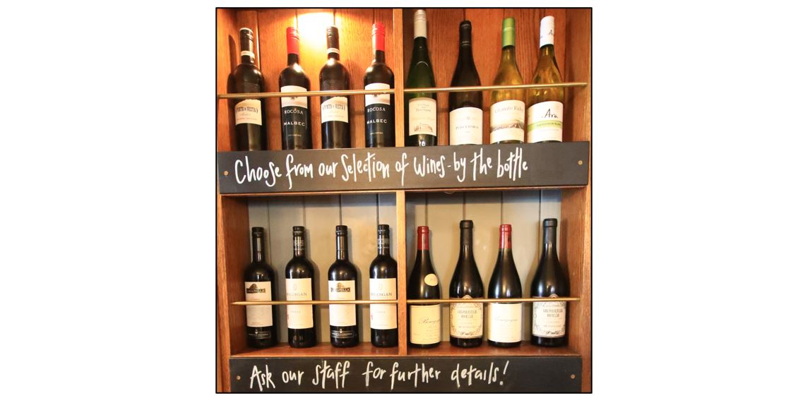 The Green Man in Shepreth - wine