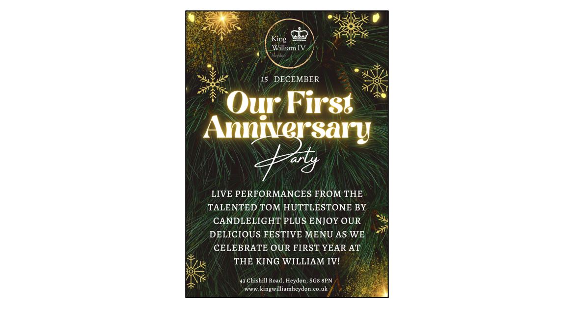 King William IV First Anniversary Party