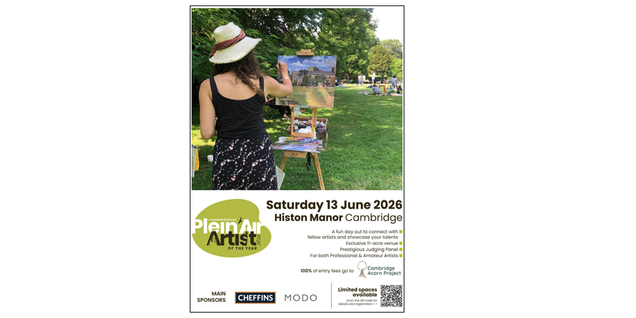 Cambridgeshire Plein Air Artist of the Year Award