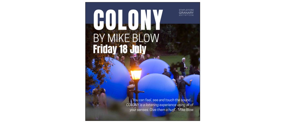 COLONY, an outdoor installation by Mike Blow