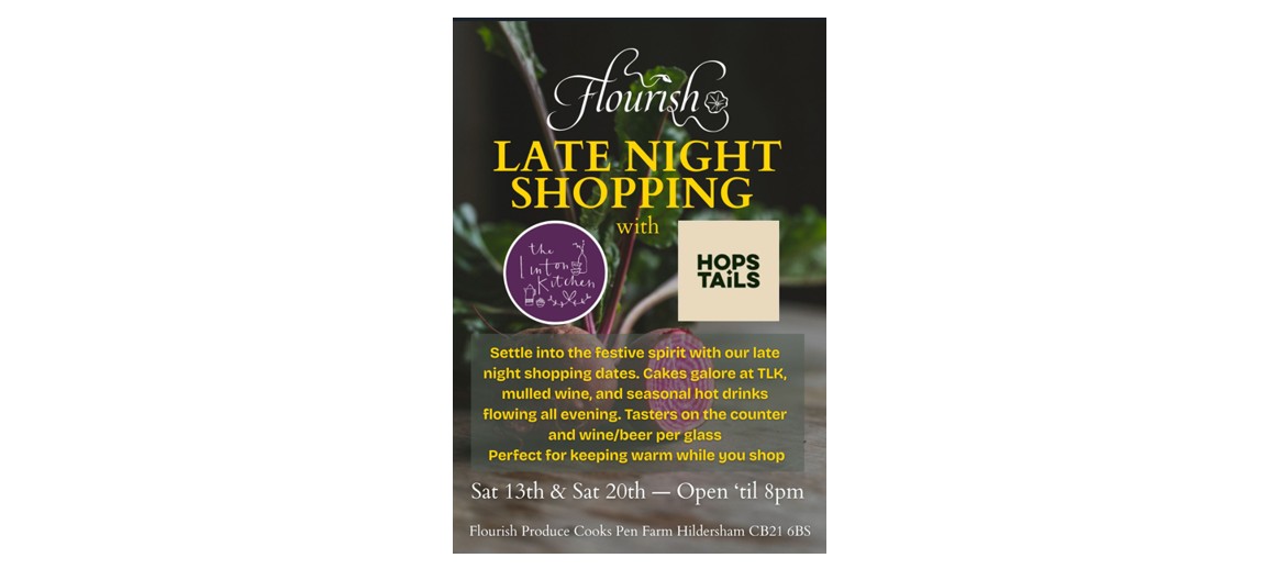 Flourish Late Night Shopping - 20 December