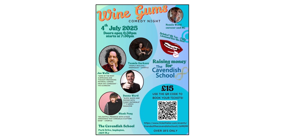 Wine Gums Comedy Night at The Cavendish