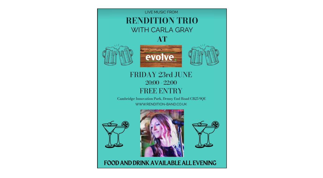 Live Music with Rendition Trio Band and Carla Gray 