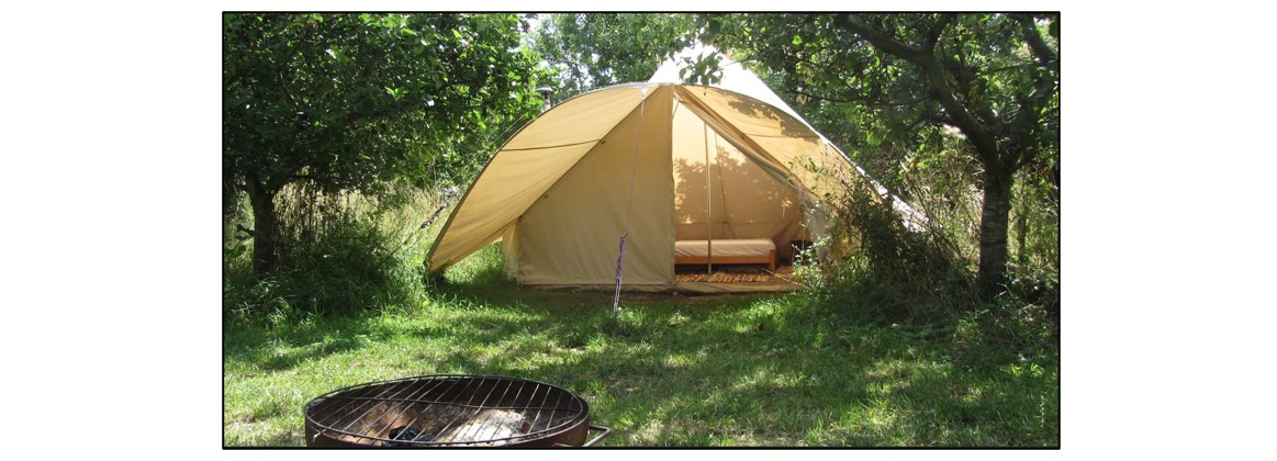 Fen End Farm  - Tent and BBQ