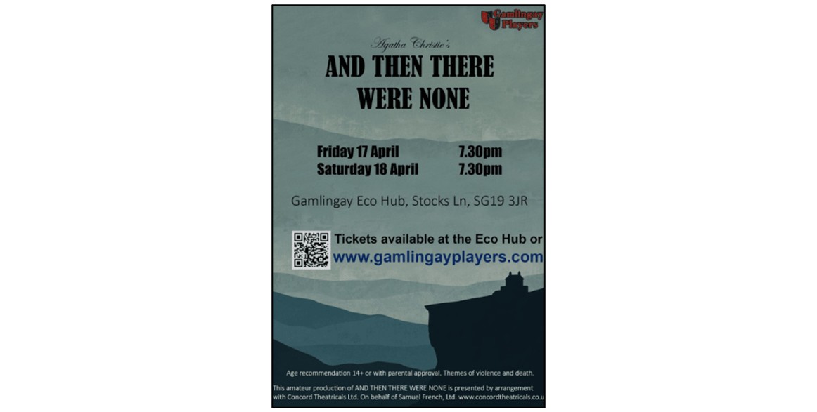 Gamlingay Players present And Then There Were None