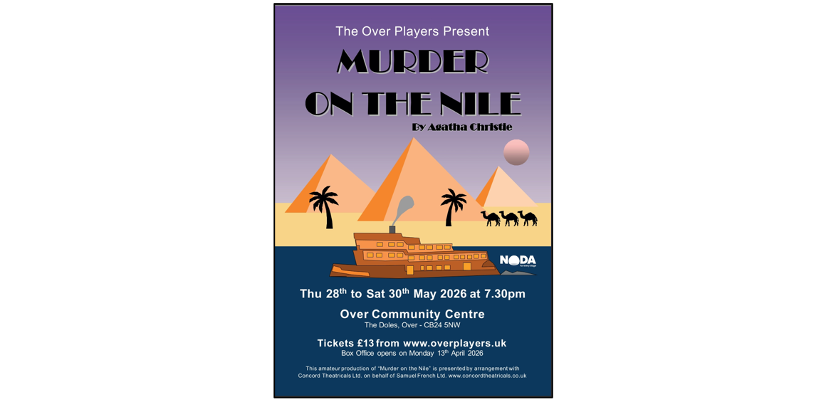The Over Players present Murder on the Nile