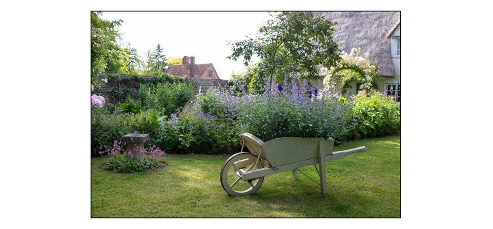 Open Garden at Clover Cottage - wheelbarrow