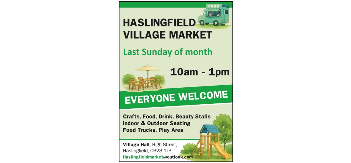 Haslingfield Village Market - 22 February