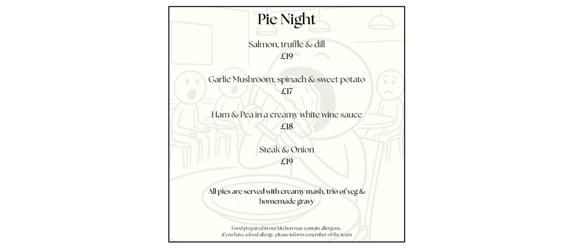 Pie Night  at The Green Man