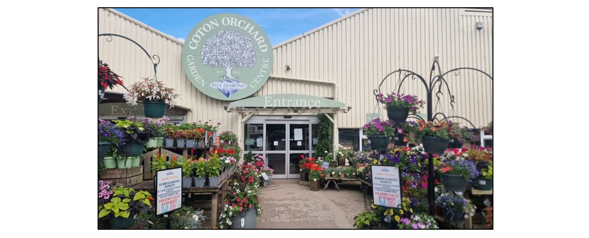 Coton Orchard Garden Centre -Entrance