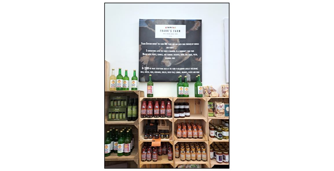 Franks Farm - deli stand