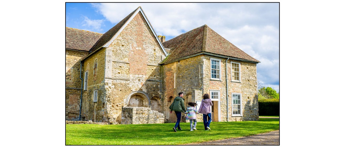 Denny Abbey and the Farmland Museum - Family walking