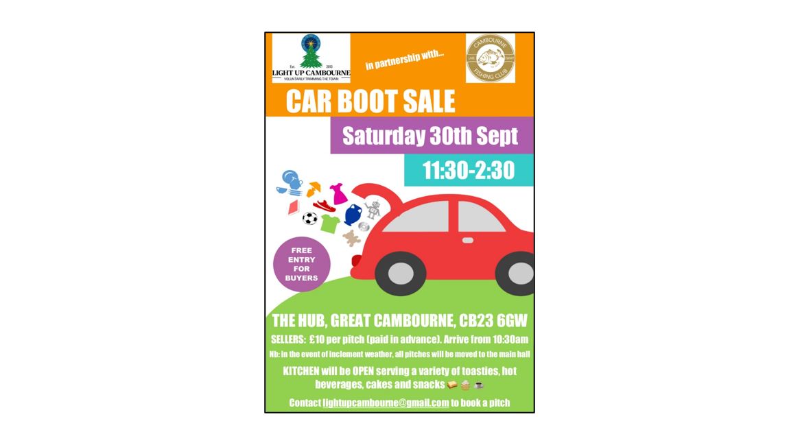 September Craft Fair & Sale Day - Car Boot