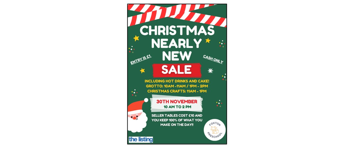 Christmas Nearly New Sale