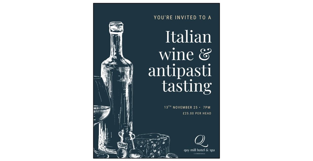 Italian Wine & Antipasti Tasting Evening