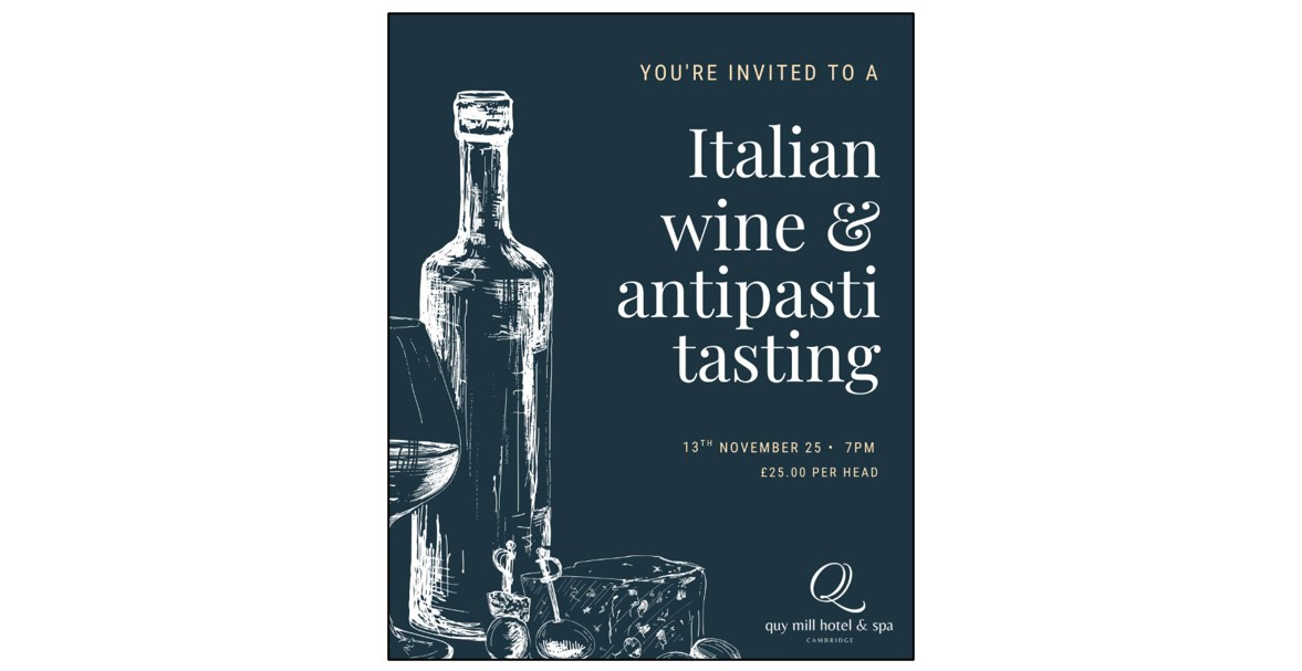 Italian Wine & Antipasti Tasting Evening