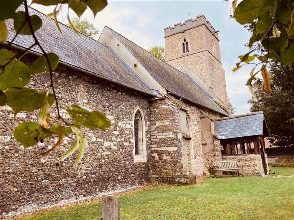 St Helen's Church, Little Eversden, exterior
