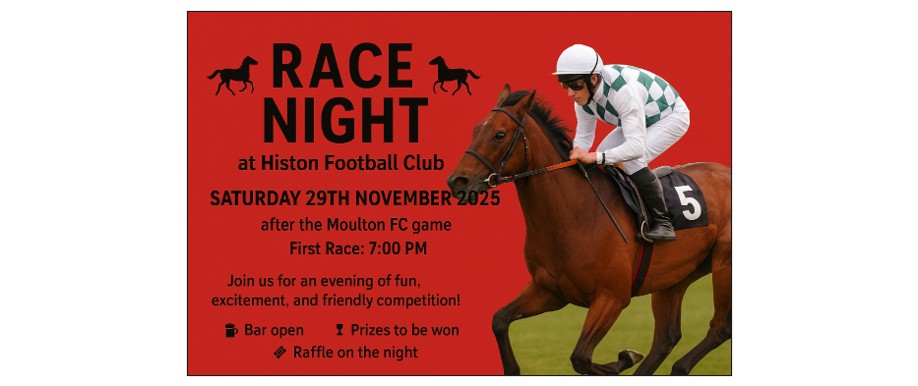 Histon Football Club Race Night