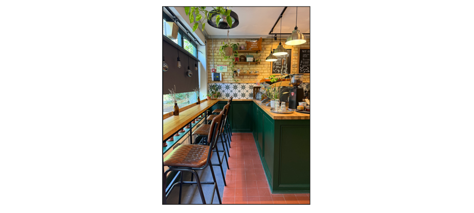 Eden Coffee House - bar stools & counter