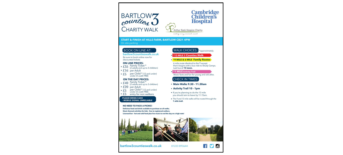Bartlow 3 Counties Charity Walk