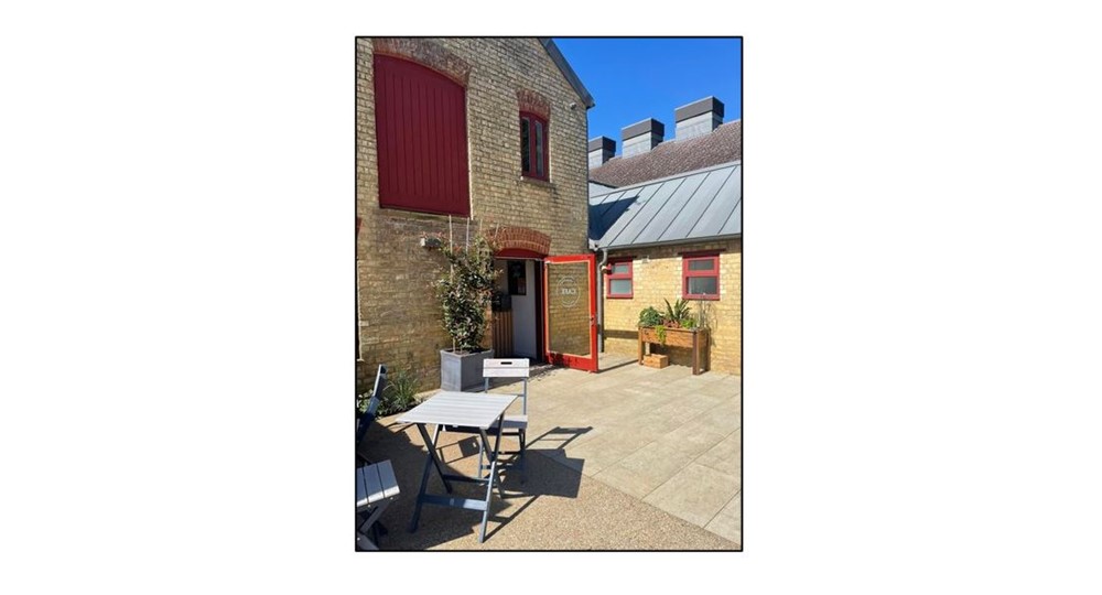 Cafe at Stapleford Granary - side entrance