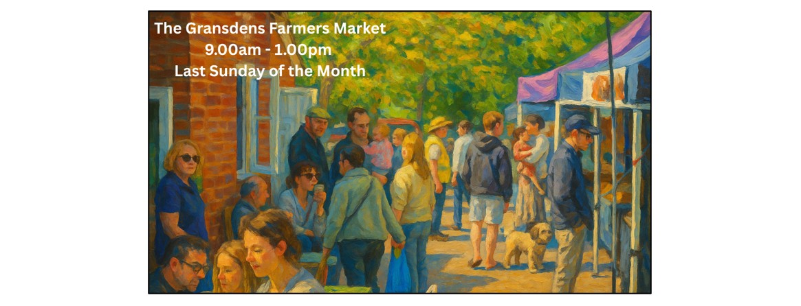 The Gransdens Farmers Market: 29 March