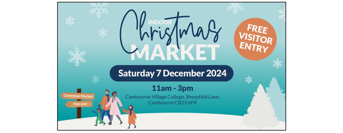 South Cambridgeshire Indoor Christmas Market - poster