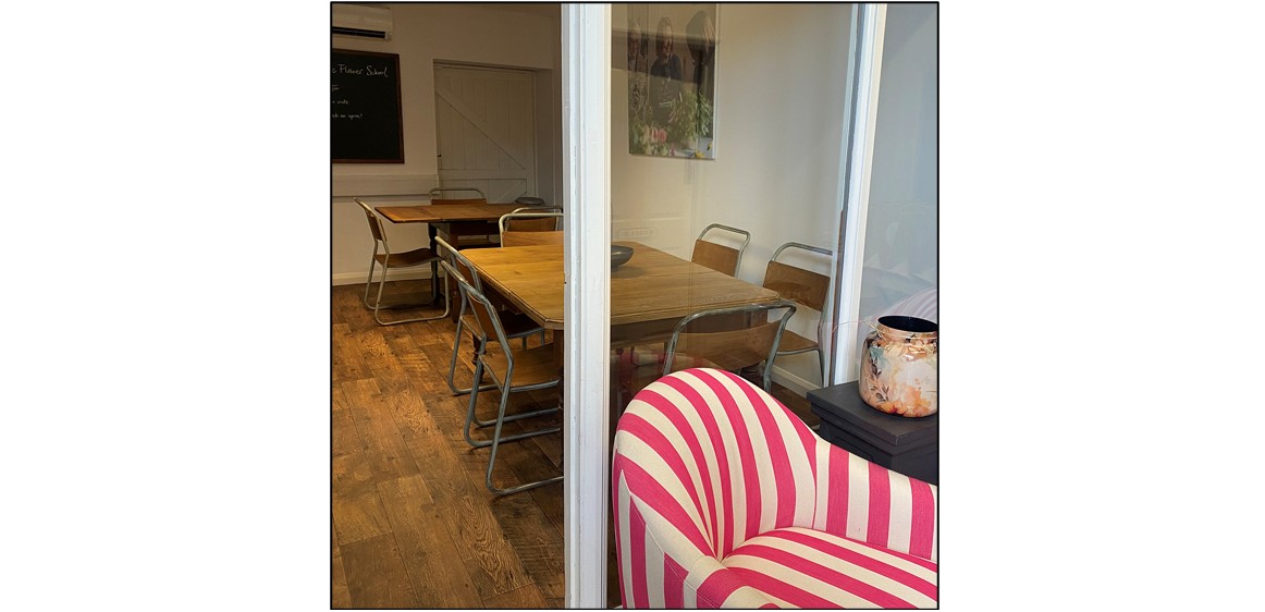 The Cambridge Flower School - student room