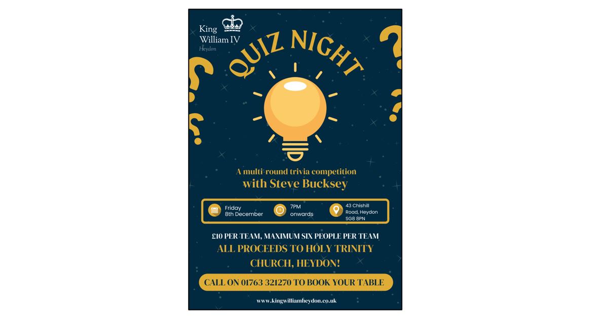 Quiz Night Visit South Cambs