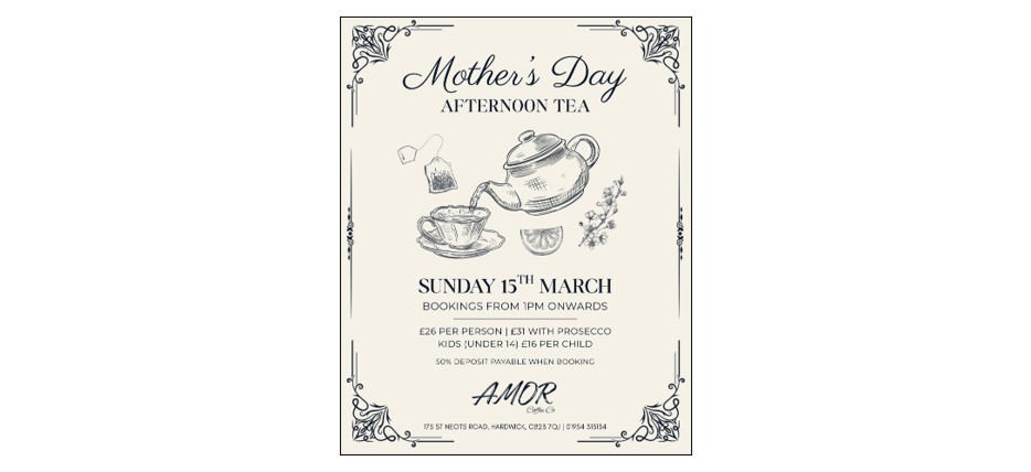 Mother's Day Afternoon Tea - poster