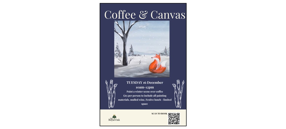 Coffee and Canvas at The Royal Oak